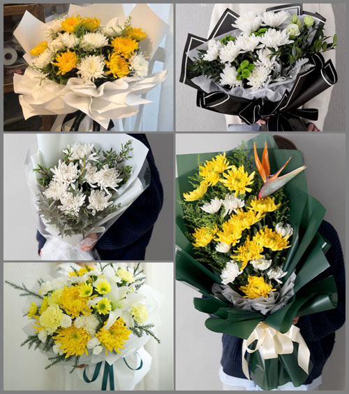 广东梅州市梅江区西郊街道寨中村白事花束代送